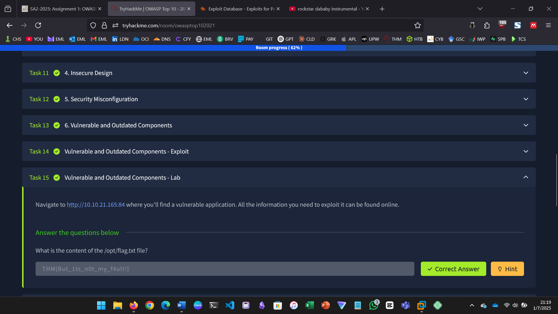 Final screenshot