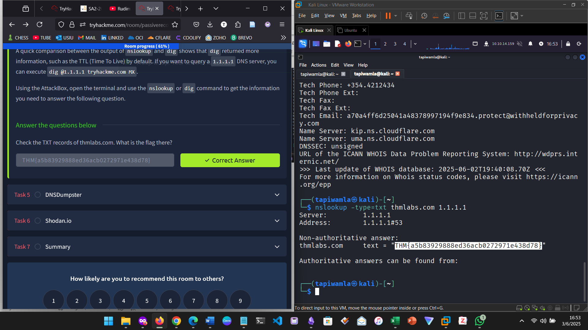 NSLookup and dig